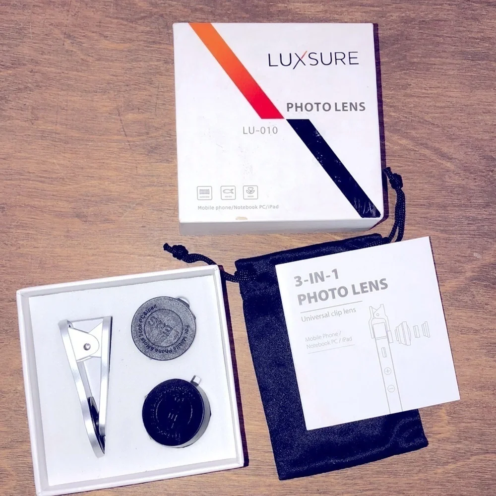 LuxSure photo lens for cell phone, notebook, iPad